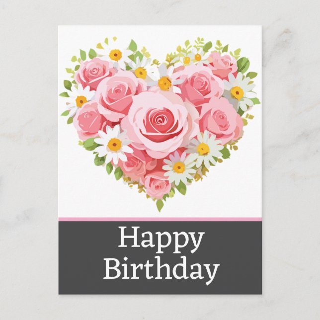 Glückliche Geburtstagskarten Postkarte (Vorderseite)