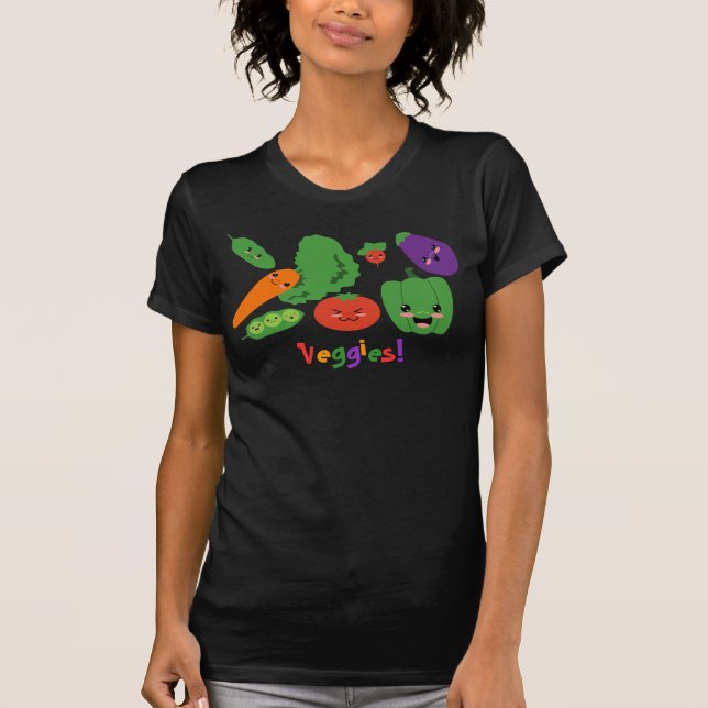 Glückliche Gemüse T-Shirt (Vorderseite)