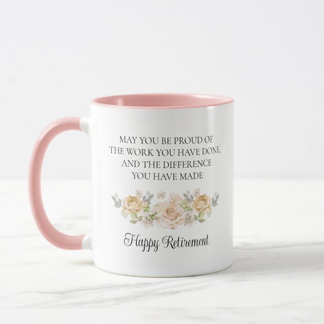 Glückliche Geschenke für Frauen mit Blumen Tasse (Links)