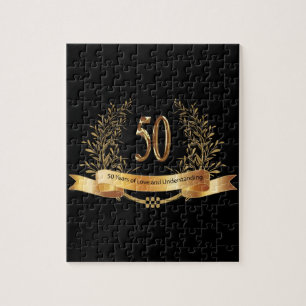 Glückliche Geschenke zum 50. Hochzeitstag