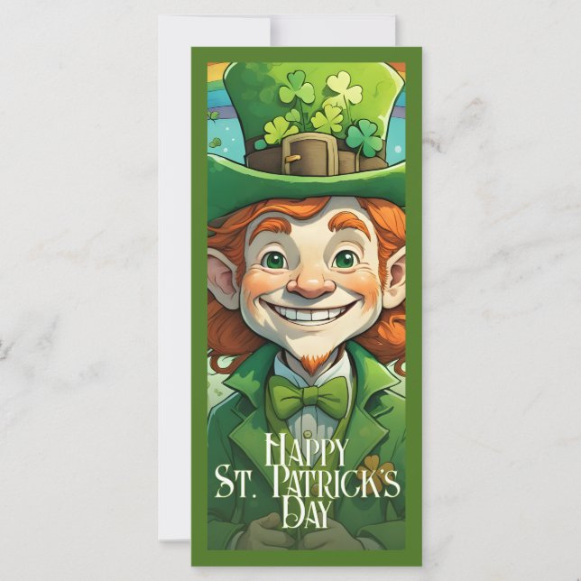 Glückliche Gesichter am St. Patrick's Day (Vorderseite)