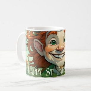 Glückliche Gesichter am St. Patrick's Day Kaffeetasse