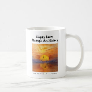 glückliche Gesichter durch die Kunstgeschichte Tas Kaffeetasse