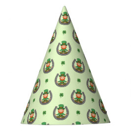 Glückliche Grüne Vibes Partyhütchen