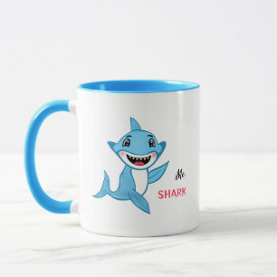 Glückliche Haifamilie Ich bin ein Hai Tasse