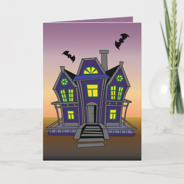 Glückliche Halloween-Geburtstags-Gruß-Karte Karte (Vorderseite)
