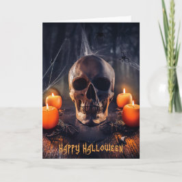 Glückliche Halloween-Grußkarte Ankündigung