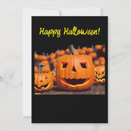Glückliche Halloween-Grußkarte Feiertagskarte