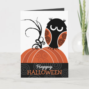 Glückliche Halloween-Grußkarte Karte