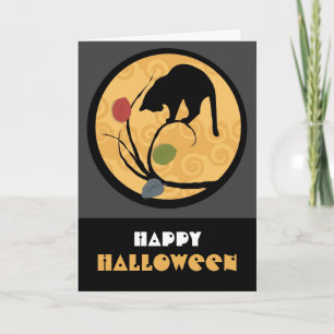 Glückliche Halloween-Grußkarte Karte