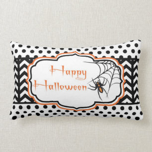 Glückliche Halloween-Spinne Lendenkissen
