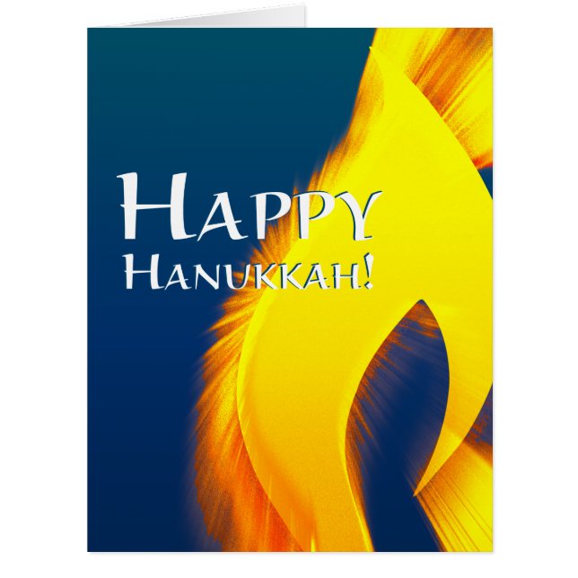glückliche hanukkah (KerzeShine) (Vorderseite)