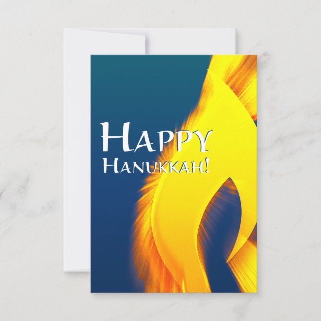 glückliche hanukkah (KerzeShine) Einladung (Vorderseite)