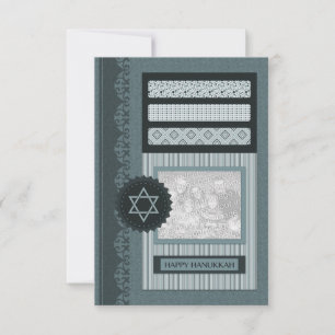 glückliche hanukkah (Scrapbook) Einladung