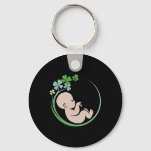 Glückliche Hebamme Krankenschwester St. Patricks D Schlüsselanhänger