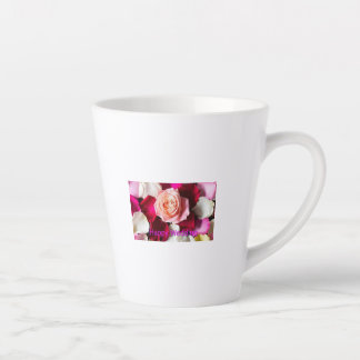 Glückliche Hochzeit – Romantische Rosenblüten-Feie Milchtasse