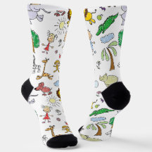 Glückliche hohle süße Socken