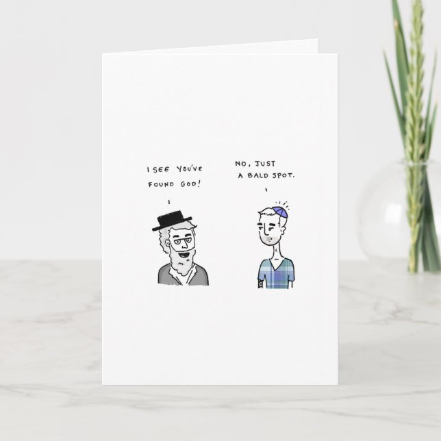 Glückliche Holey Tage Feiertagskarte (Vorderseite)