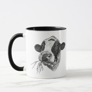 Glückliche Holsteiner-Kuh Tasse