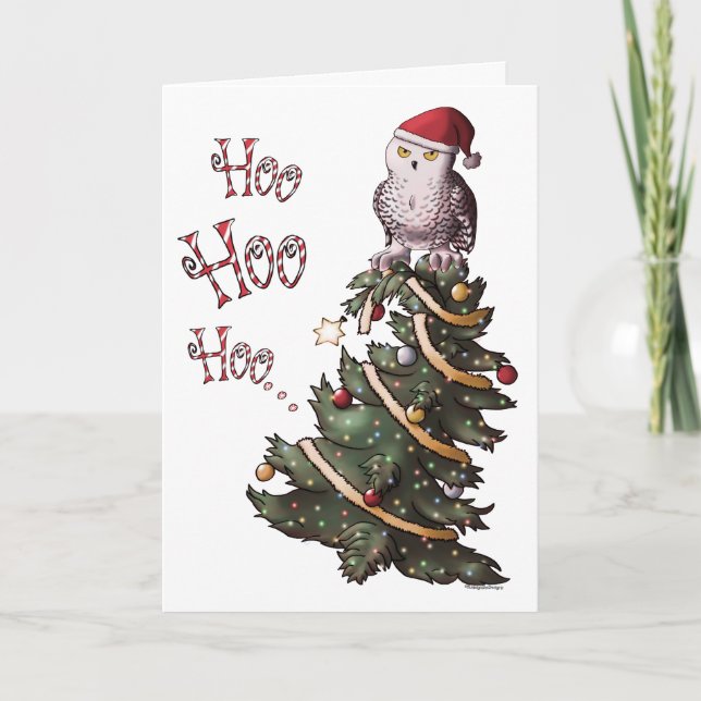 Glückliche Hoolidays Karte (Vorderseite)