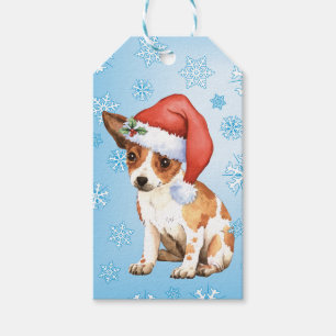 Glückliche Howlidays Chihuahua Geschenkanhänger