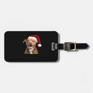 Glückliche Hunde an Weihnachten Lustige Hunde Clas Gepäckanhänger