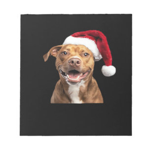 Glückliche Hunde an Weihnachten Lustige Hunde Clas Notizblock