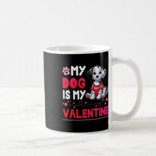 Glückliche Hundemutter Vater Mein Dalmatiner Hund Kaffeetasse