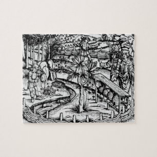 Glückliche husbandsmen, die Bienen, Illustration