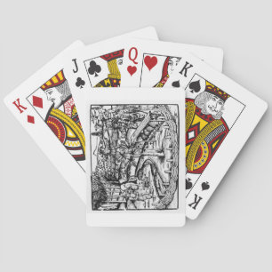 Glückliche husbandsmen, die Bienen, Illustration Spielkarten