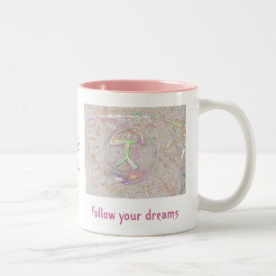 Glückliche Indalo Sonata-Tasse Zweifarbige Tasse