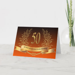 Glückliche Karten zum 50. Hochzeitstag