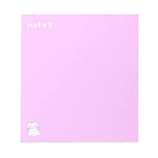Glückliche Katze 5,5" x 6" Notizblock - 40 Seiten