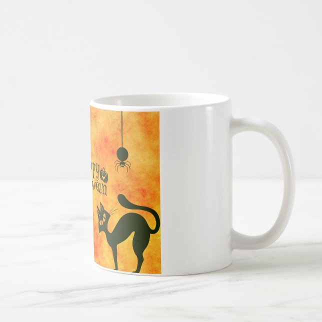 glückliche Katze Kaffeetasse (Rechts)