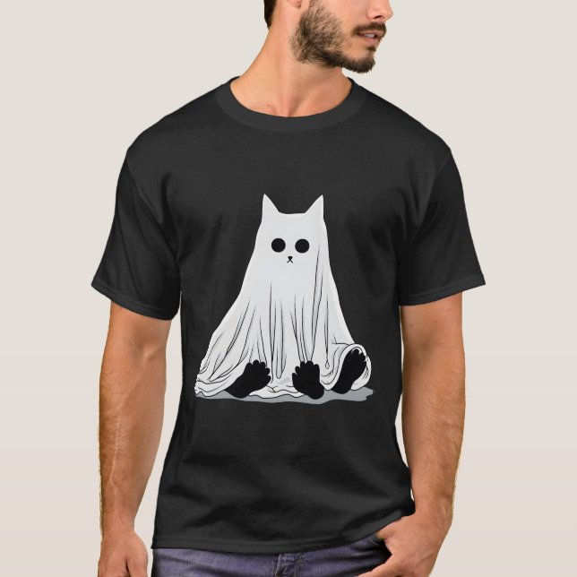 glückliche Katze T-Shirt (Vorderseite)
