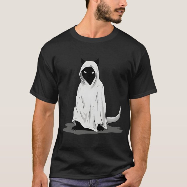 glückliche Katze T-Shirt (Vorderseite)