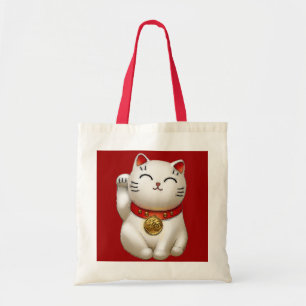 Glückliche Katze Tragetasche