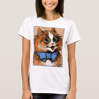 Glückliche Katze (Vintage-Bild) T-Shirt