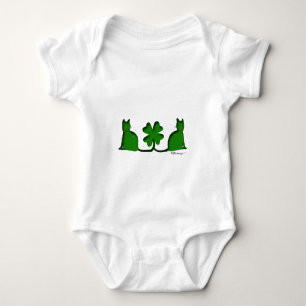 Glückliche Katzen Baby und Kleinkind-Shirts Strampler