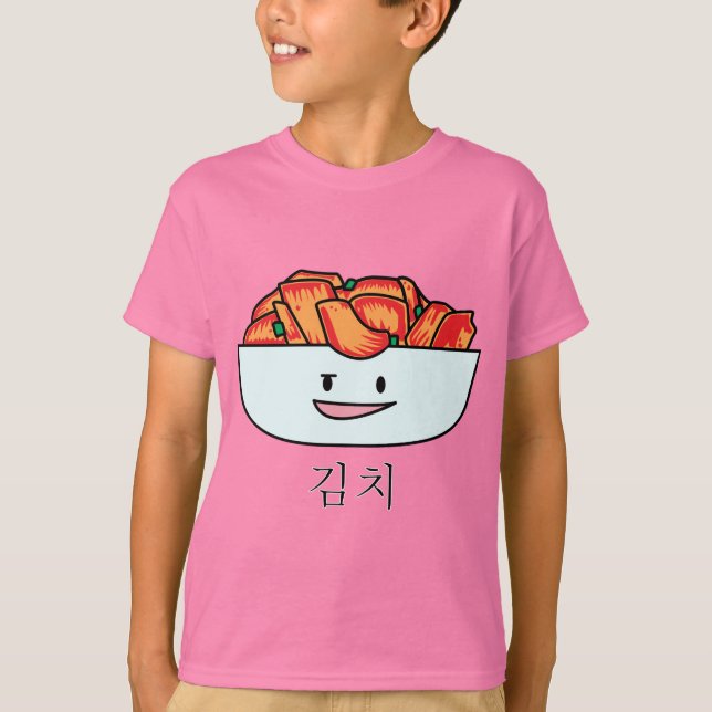 Glückliche Kimchi Kimchee Schüssel - glückliche T-Shirt (Vorderseite)