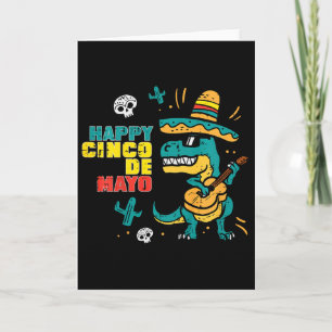 Glückliche Kinder Cinco De Mayo Dino Trex Cinco De Karte