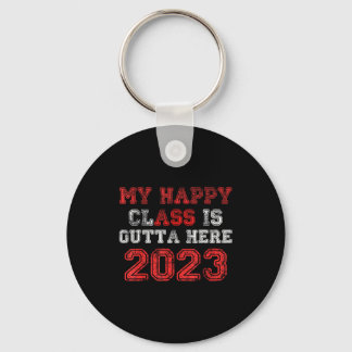 Glückliche Klasse ist raus hier 2023 T-Shirt lusti Schlüsselanhänger
