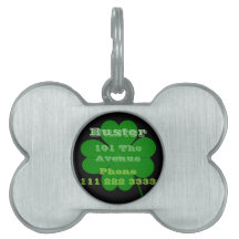 Glückliche Kleeblatt-Klee-Hund-Identifikation