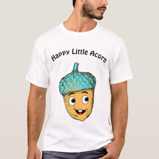 "Glückliche kleine Eichel" Lächelnder Eichel-Wald- T-Shirt