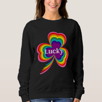 Glückliche Kobolde Regenbogen Stolz Sankt Patricks Sweatshirt