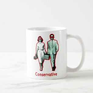 Glückliche konservative Paare Kaffeetasse