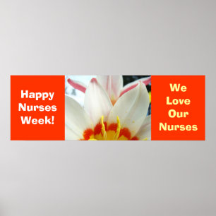 Glückliche Krankenschwester-Woche! Plakat wir
