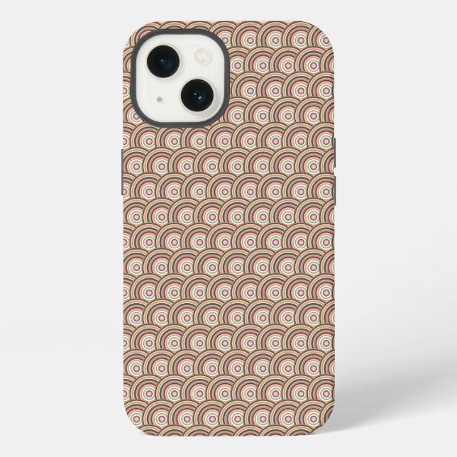 Glückliche Kreise iPhone Hülle (Rückseite)