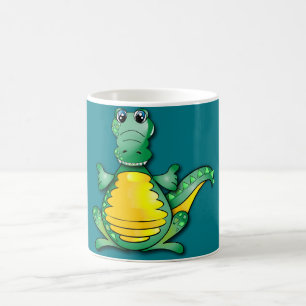 Glückliche Krokodilumarmung Kaffeetasse