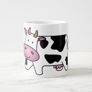 Glückliche Kuh Jumbo-Tasse